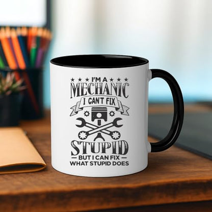 MissDaisy-Funny Mechanic Witty Garage Decor | Ceramic Coffee Mug | 11 OZ