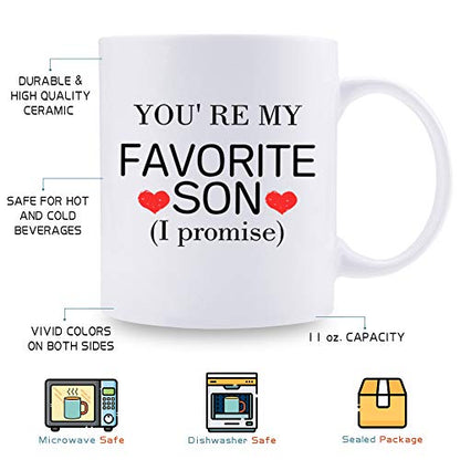 aiyaya Funny Gifts for Son from Mom You are My | Ceramic Coffee Mug | 11 OZ