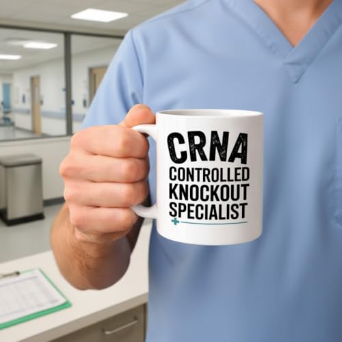 Nurse Anesthetist Gift for Men and Women CRNA | Ceramic Coffee Mug | 11 OZ