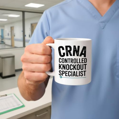 Nurse Anesthetist Gift for Men and Women CRNA | Ceramic Coffee Mug | 11 OZ