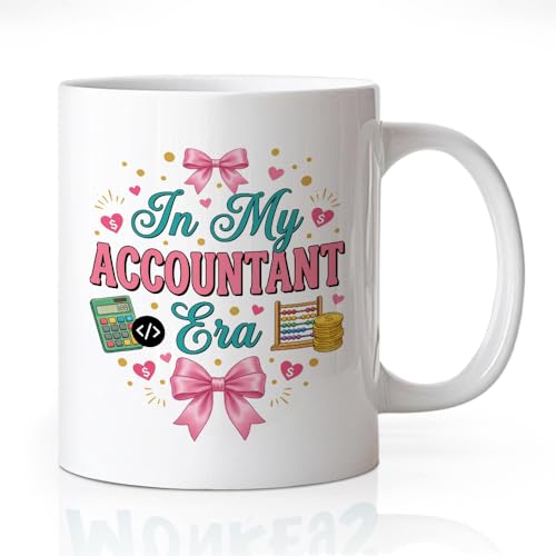 In My Accountant Era Funny Theme for | Ceramic Coffee Mug | 11 OZ