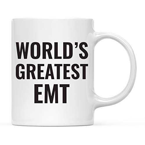 Gift for Men or Women World s Greatest EMT | Ceramic Coffee Mug | 11 OZ