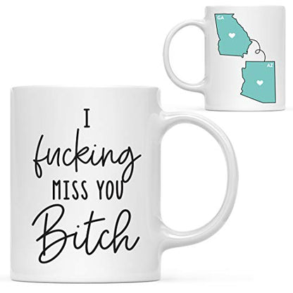 Funny Rude Long Distance Self Graduate | Ceramic Coffee Mug | 11 OZ