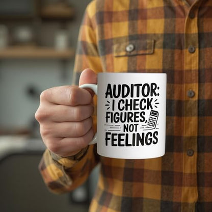 Auditor Gift Funny Accounting for CPA Gifts | Ceramic Coffee Mug | 11 OZ