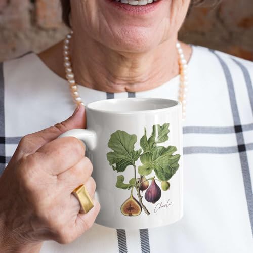 Fruit Themed Unique Fig Travel Customized | Customised Coffee Mug | 11 OZ