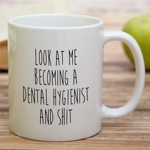 Funny Dental Hygienist or Humorous Gift for | Ceramic Coffee Mug | 11 OZ
