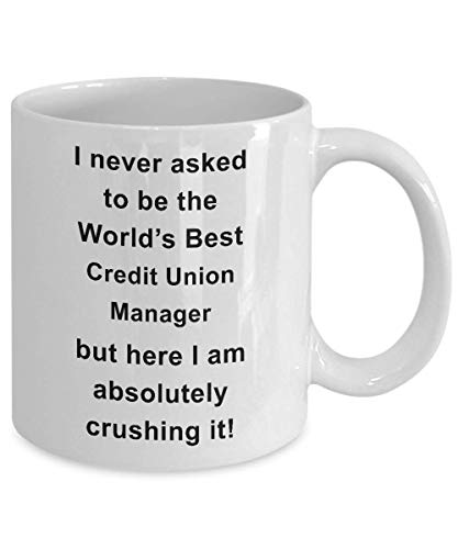 Amorfos Gift For Credit Union Manager Managing | Ceramic Coffee Mug | 11 OZ