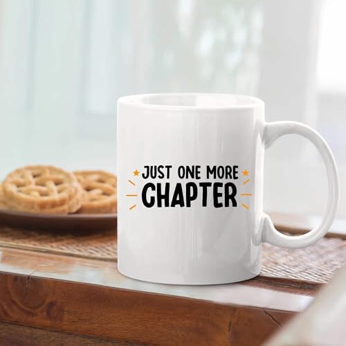 Just One More Chapter Book Lover Gifts Reader | Ceramic Coffee Mug | 11 OZ