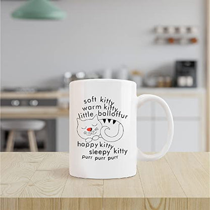 Soft Kitty Warm Little Balloffur Milk Gifts | Ceramic Coffee Mug | 11 OZ