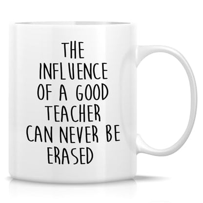 Funny Teacher The Influence of a Good Can | Ceramic Coffee Mug | 11 OZ