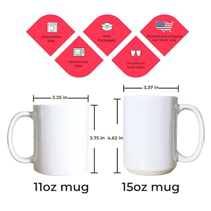 Custom Personalized with Initial Letter | Customised Coffee Mug | 11 OZ