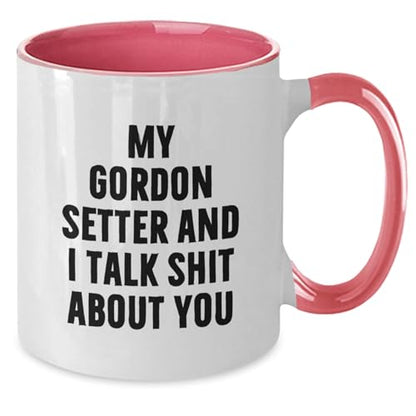 Gordon Setter Dog Gifts Funny Quote Graduate | Ceramic Coffee Mug | 11 OZ