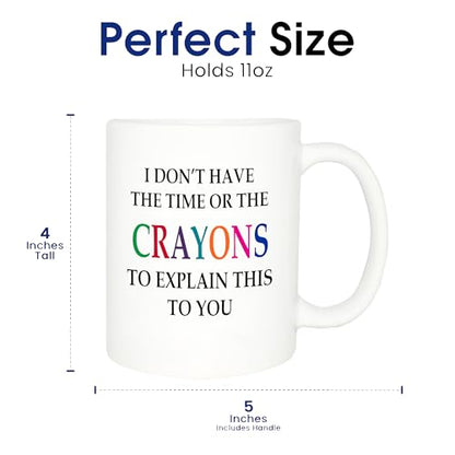Rogue River Tactical Funny Sarcastic I Don t | Ceramic Coffee Mug | 11 OZ