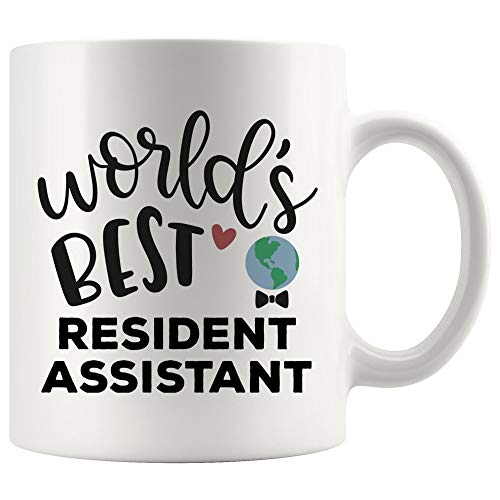 World s Best Ever Resident Assistant Gift | Ceramic Coffee Mug | 11 OZ