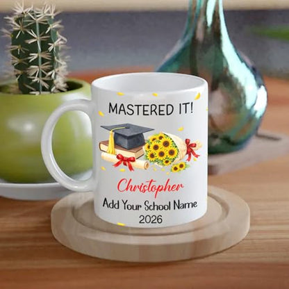 Personalized Mastered It Accent with Name | Customised Coffee Mug | 11 OZ