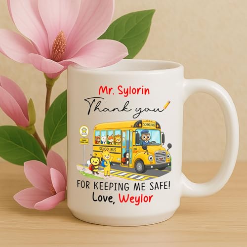Thank You For Keeping Me Safe Gift School | Customised Coffee Mug | 11 OZ