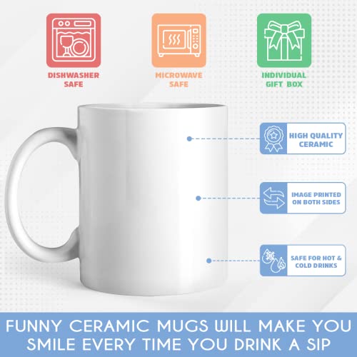 CUBICER Personalized Daisy Flower | Customised Coffee Mug | 11 OZ