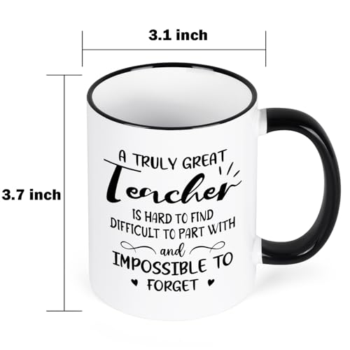 YHRJWN Teacher Appreciation Gifts for Women | Ceramic Coffee Mug | 11 OZ