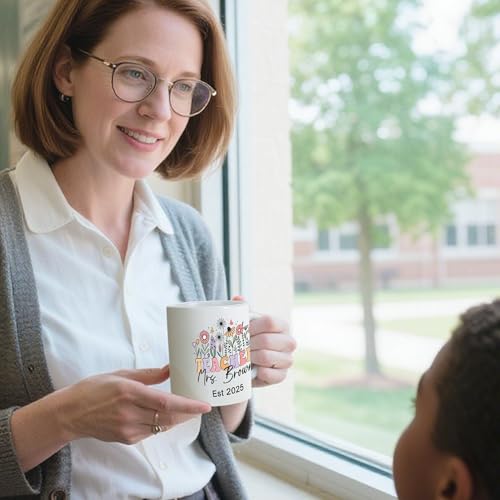 Elemtansy Personalized Teacher Appreciation | Customised Coffee Mug | 11 OZ
