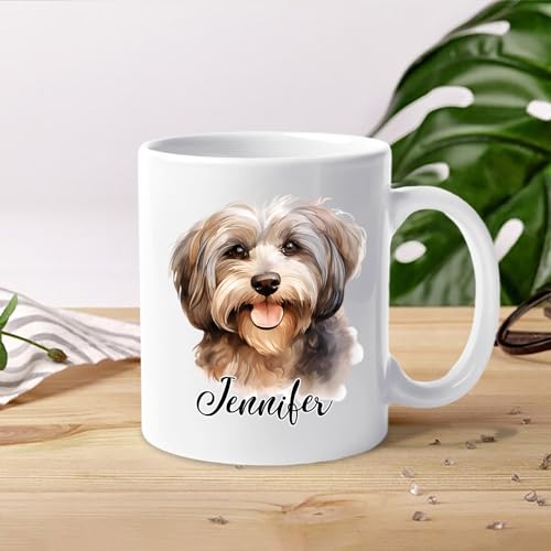 Personalized Havanese Dogs Accent Cute Dog | Customised Coffee Mug | 11 OZ