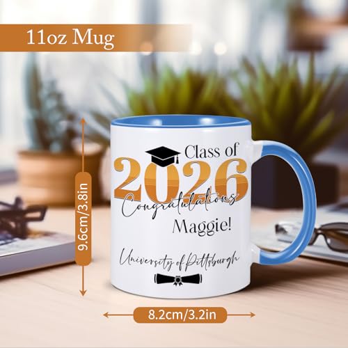 Graduation Personalized with Name Funny | Customised Coffee Mug | 11 OZ