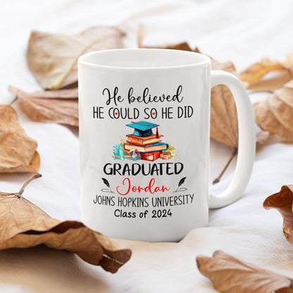 Personalized Graduation Class of 2026 He | Customised Coffee Mug | 11 OZ