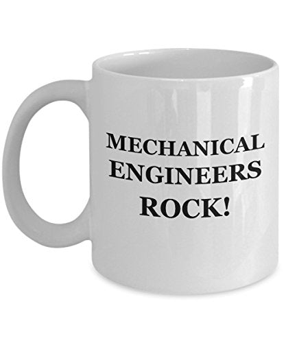 Mechanical Engineers Rock Funny Cute For | Ceramic Coffee Mug | 11 OZ