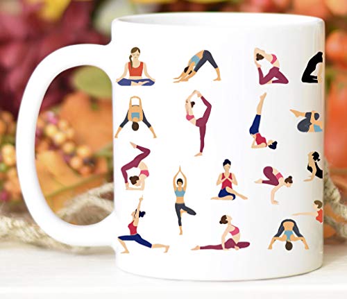 Yoga Pose Mother s Day Gift Girl Power | Ceramic Coffee Mug | 11 OZ