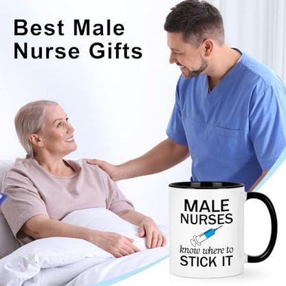 YHRJWN Nurse Gifts Male Nurses Week | Ceramic Coffee Mug | 11 OZ