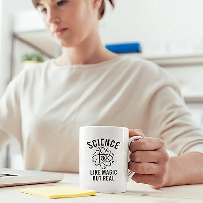 Science Like Magic But Real Lover Chemistry | Ceramic Coffee Mug | 11 OZ