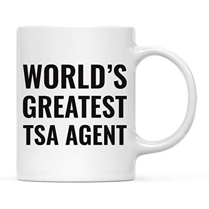 Gift for Men or Women World s Greatest TSA | Ceramic Coffee Mug | 11 OZ