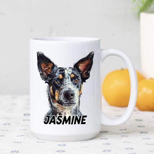 Personalized Heeler Awesome Customized Name | Customised Coffee Mug | 11 OZ