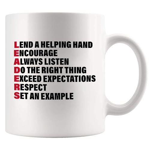 Leaders Acronym Leader Gifts For Women Men | Ceramic Coffee Mug | 11 OZ