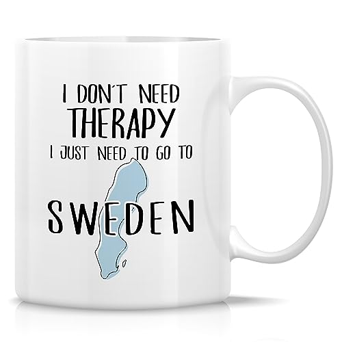Funny Sweden Gift Just Need To Go Fan Lover | Ceramic Coffee Mug | 11 OZ