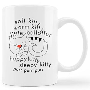 Soft Kitty Warm Little Balloffur Milk Gifts | Ceramic Coffee Mug | 11 OZ
