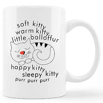 Soft Kitty Warm Little Balloffur Milk Gifts | Ceramic Coffee Mug | 11 OZ