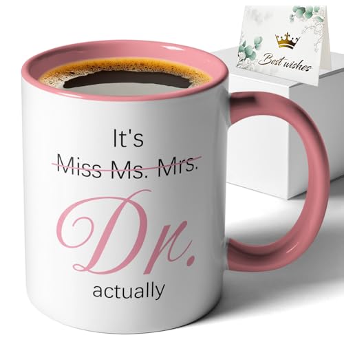 It s Miss Ms Mrs Dr Actually Funny Double | Ceramic Coffee Mug | 11 OZ