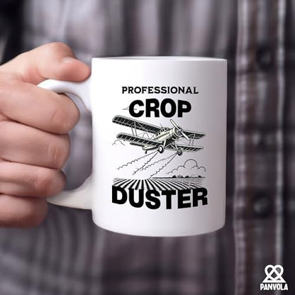 Professional Crop Duster Farmer Gifts Farming | Ceramic Coffee Mug | 11 OZ