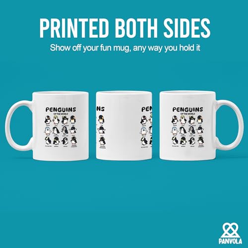 Penguins Of The World Penguin Lovers Gifts For | Ceramic Coffee Mug | 11 OZ