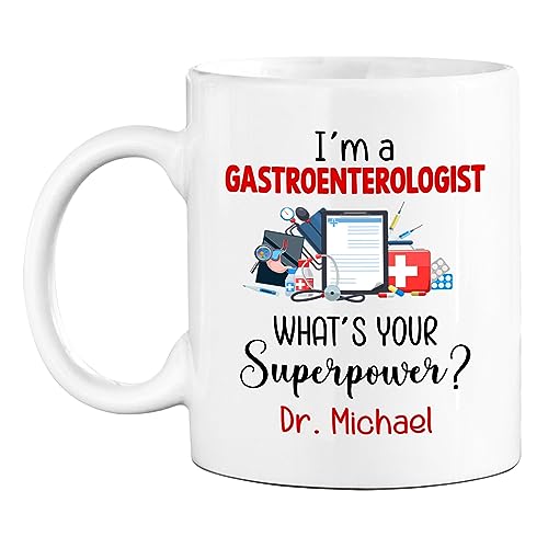 I m A Gastroenterologist What s Your Power | Customised Coffee Mug | 11 OZ