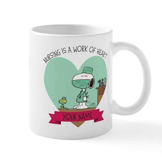 Custom Personalized Snoopy Nursing | Customised Coffee Mug | 11 OZ