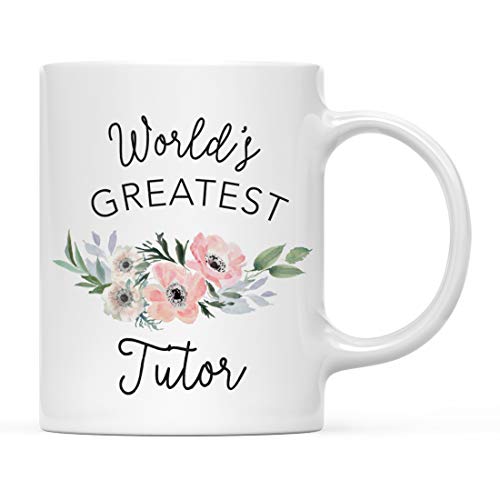 Gift for Women World s Greatest Tutor Bohemian | Ceramic Coffee Mug | 11 OZ