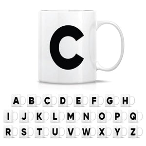 Initial A-Z Alphabet Monogrammed Doctorate | Ceramic Coffee Mug | 11 OZ