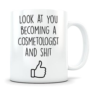 Cosmetology graduation gift graduates student | Ceramic Coffee Mug | 11 OZ