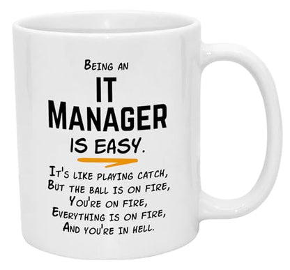 IT Manager Gifts For Office Co-workers Idea | Ceramic Coffee Mug | 11 OZ