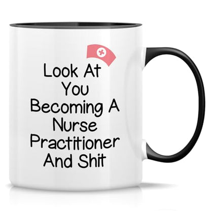Funny Look at You Becoming a Nurse Funny | Ceramic Coffee Mug | 11 OZ