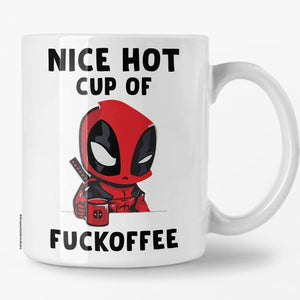 Dead Nice Hot Of Fuckoffee Pool Chibi Funny | Ceramic Coffee Mug | 11 OZ