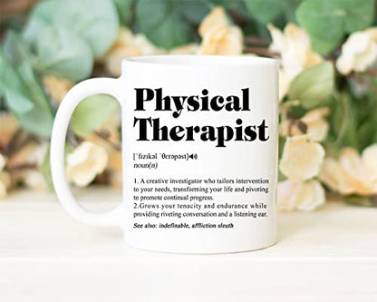 Physical Therapist Definition Gifts Gift For | Ceramic Coffee Mug | 11 OZ