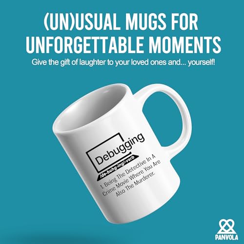 Debugging Funny Quote for Programmer Computer | Ceramic Coffee Mug | 11 OZ