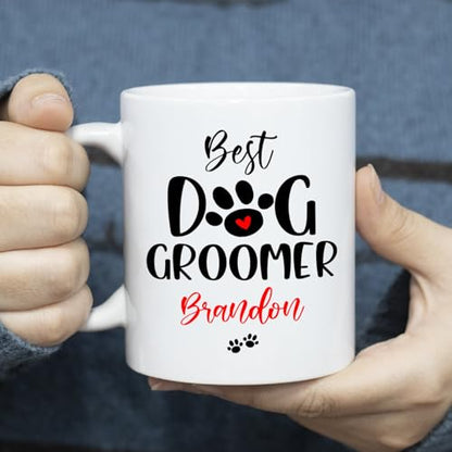 Personalized Dog Grooming Best Groomer | Customised Coffee Mug | 11 OZ